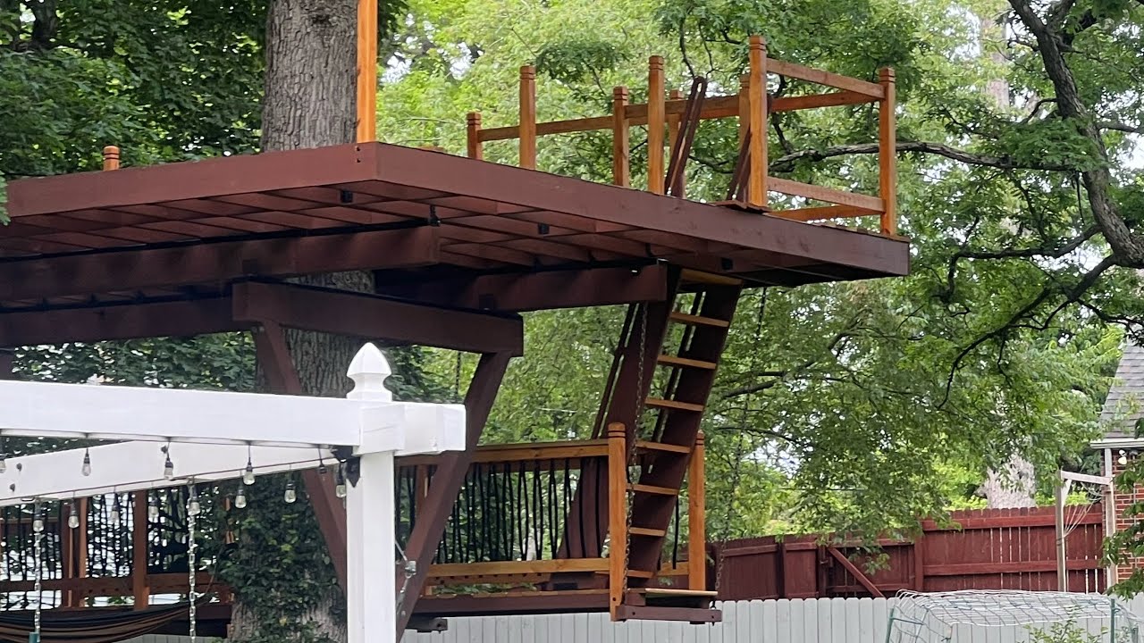 DIY Treehouse Ships Ladder!