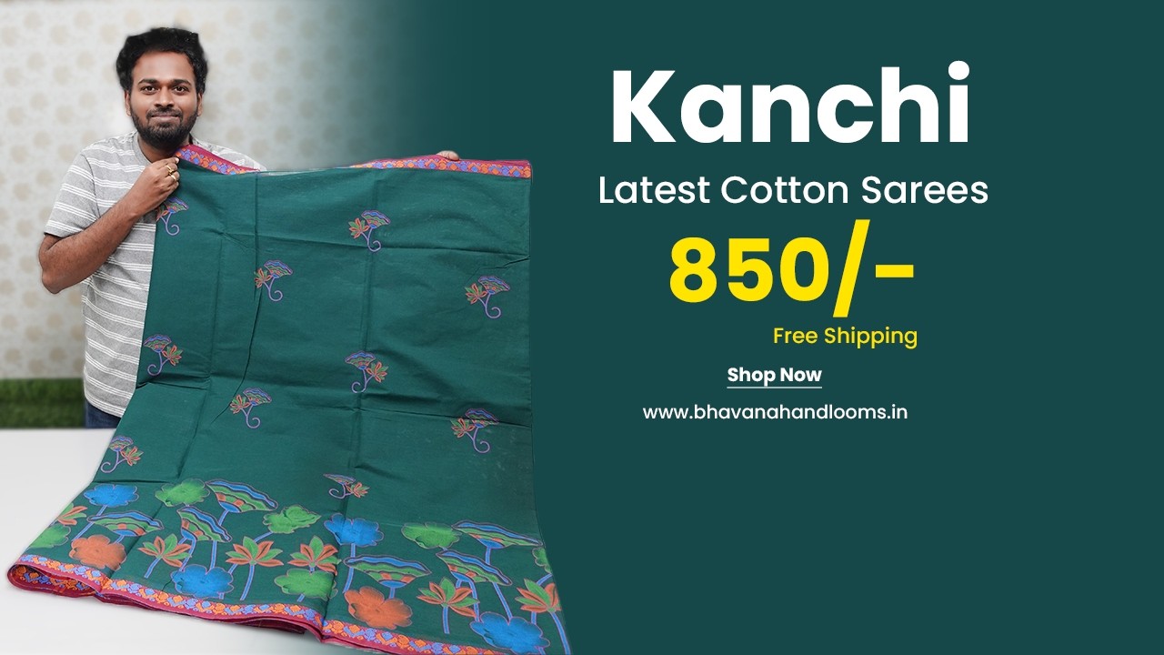 Kanchi Handloom Cotton Sarees New Collections | Mana Handloom Sarees