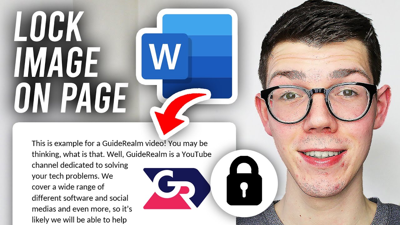 How To Lock Image Position In Word - Full Guide