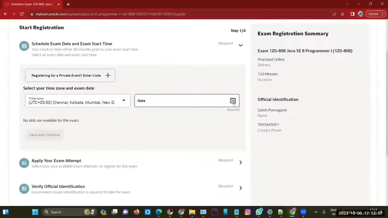 How to Register for Oracle Certified Associate (OCA) Exam | Step-by-Step Process 2025 | 1Z0-808
