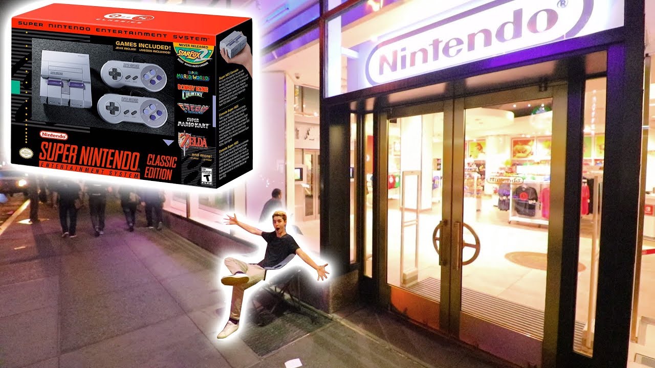 FIRST IN LINE FOR SNES CLASSIC (Waiting 10 Days!)