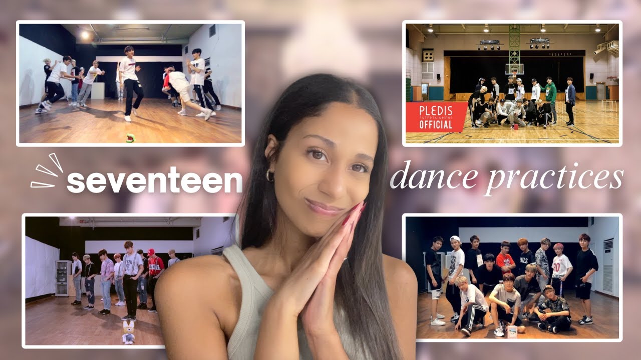 SEVENTEEN Dance Practices REACTION ★ Adore U, Mansae (+ Mansae 2015 MAMA), Pretty U & VERY NICE