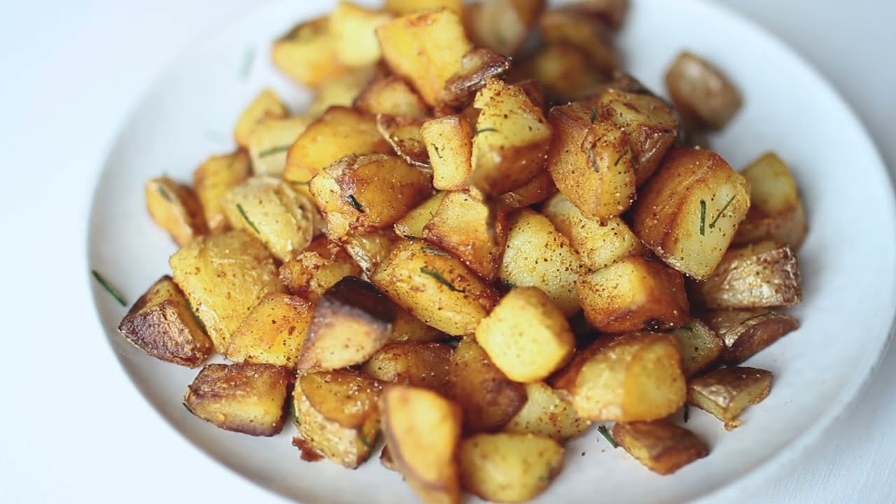 You need these 4 tips to get crispy fried potatoes! | vegan recipes | asmr | Bratkartoffeln