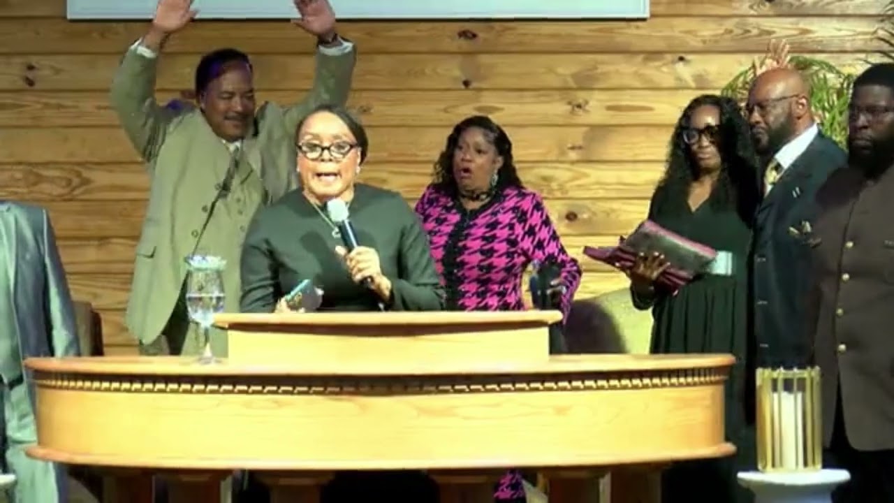 Dr. Ruby Holland Preaching