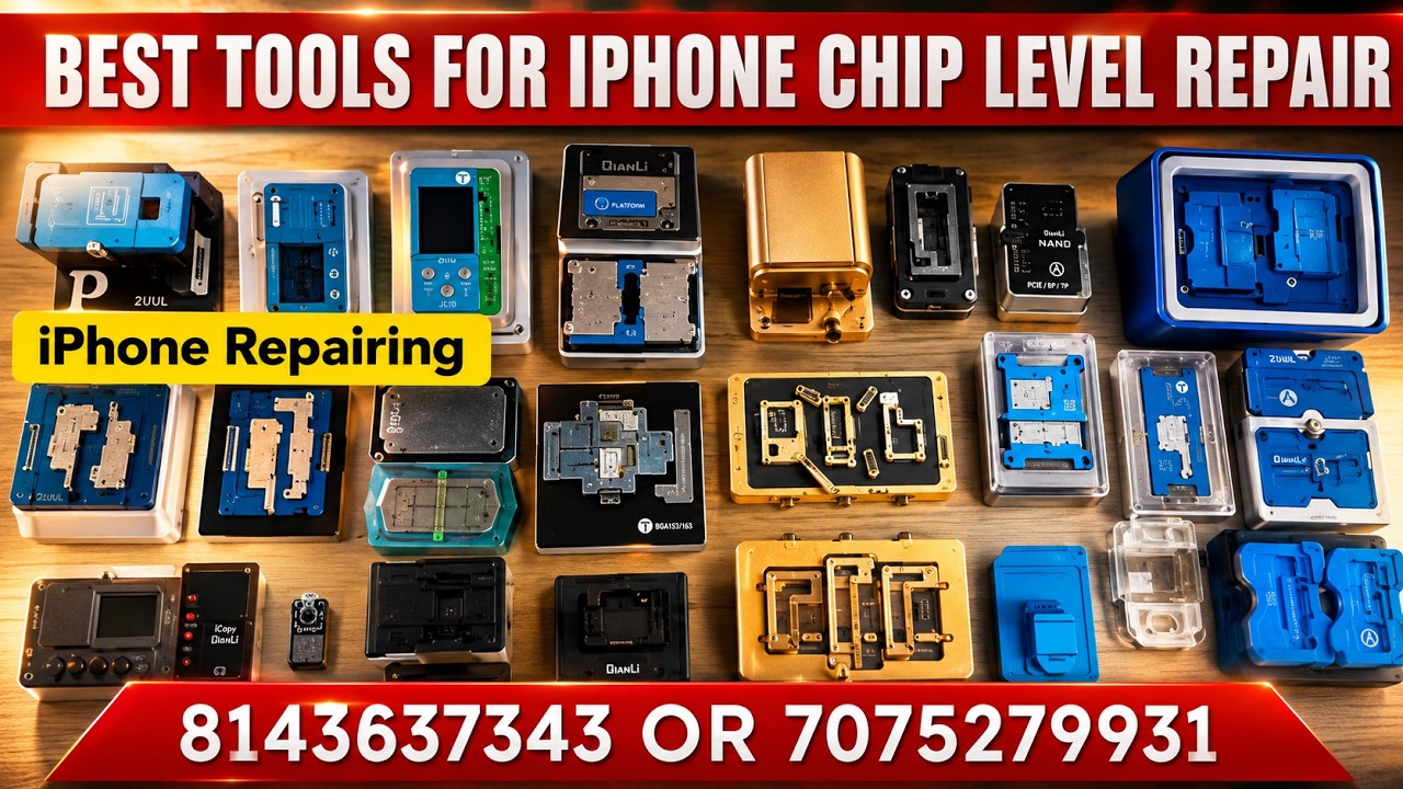 Best tools for iPhone chip level repair - iPhone advanced chip level training; Mobile repairing cour