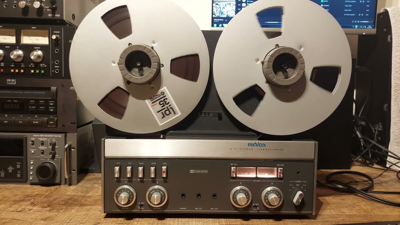 Revox A77MkIV Dolby (1973) demo