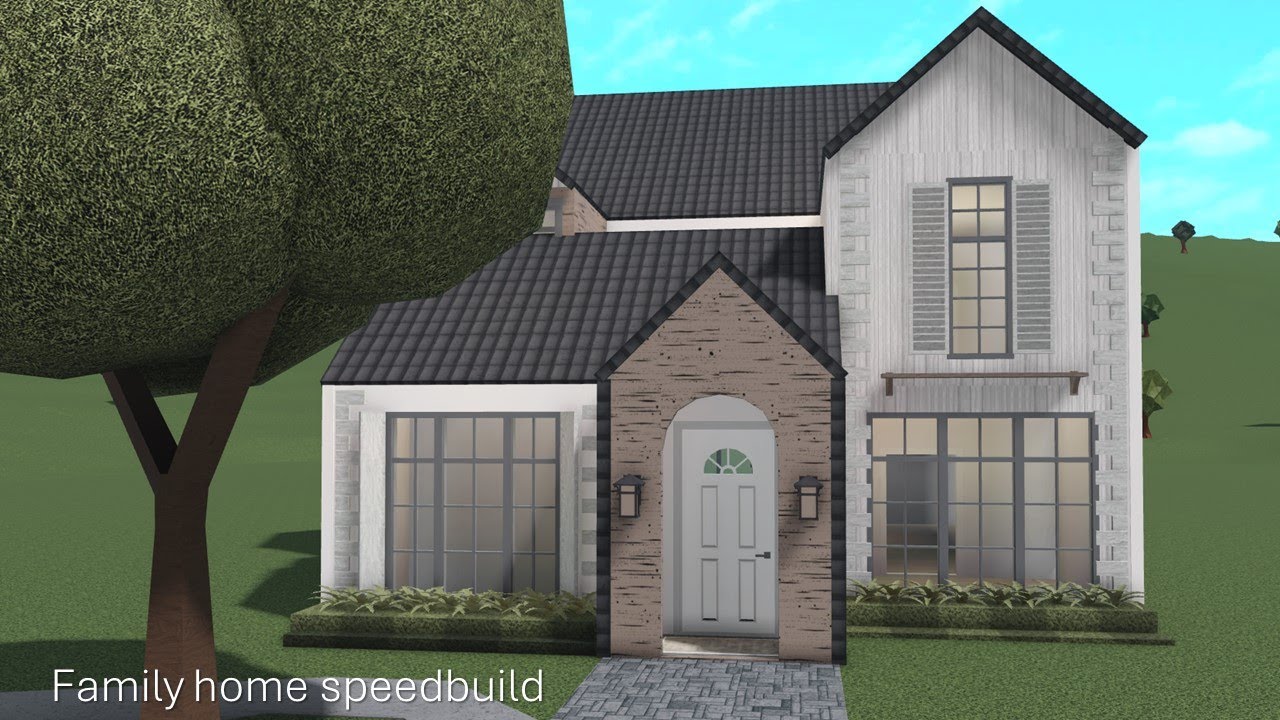 BLOXBURG: family autumnal house build exterior 15k | Leqhhx