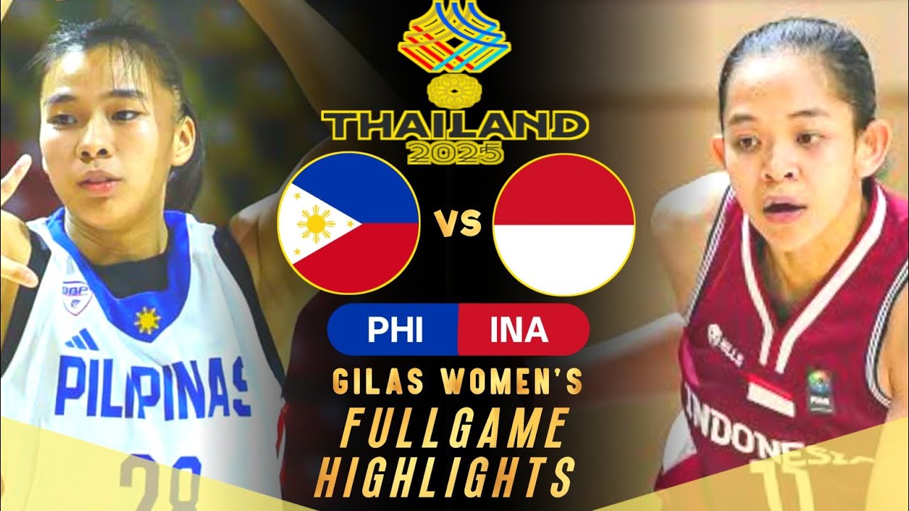 PASOK NA SA FINALS! GILAS WOMEN'S: PHILIPPINES vs INDONESIA FULLGAME HIGHLIGHTS | 33rd SEA GAMES