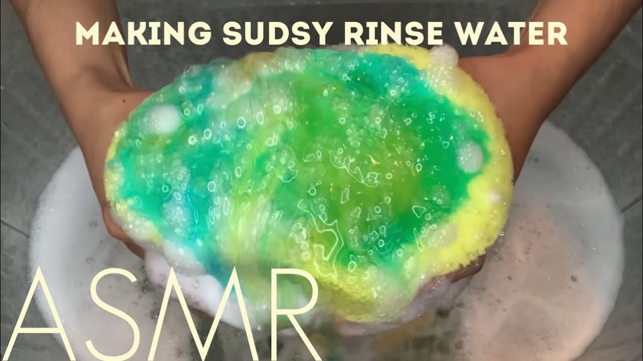 ASMR | Making Sudsy Rinse Water 🛁