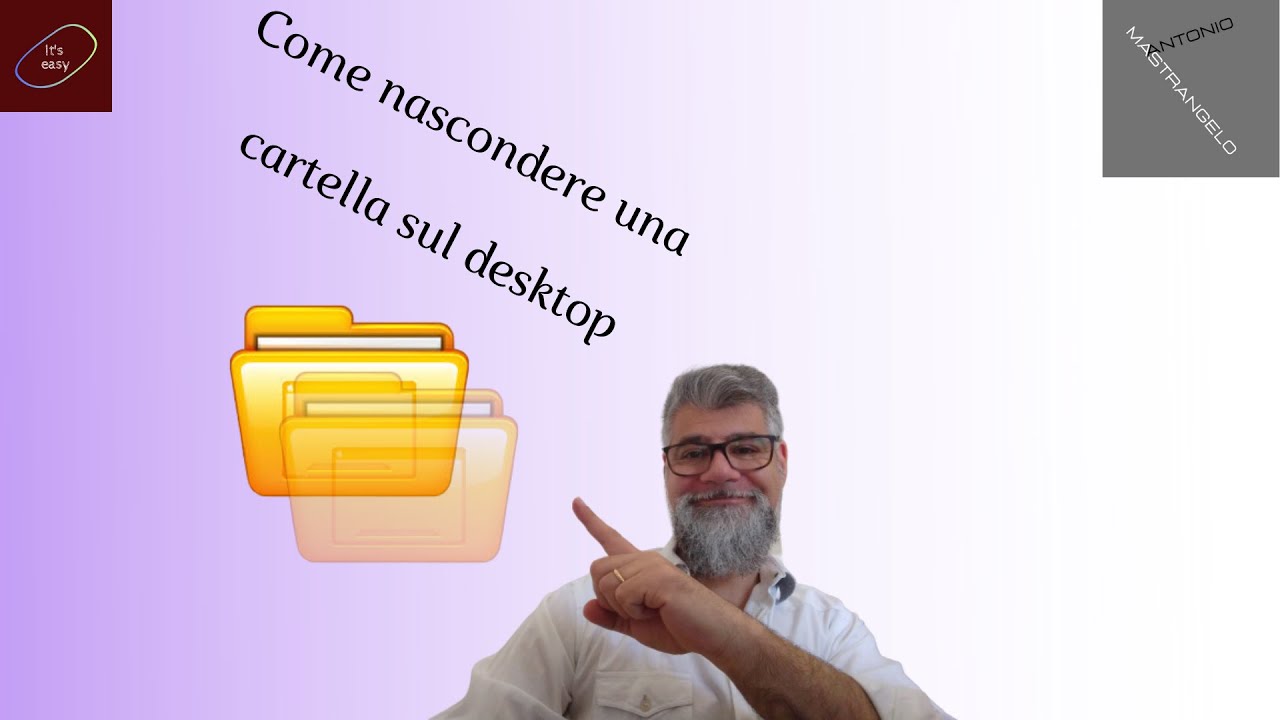 Come nascondere una cartella sul desktop