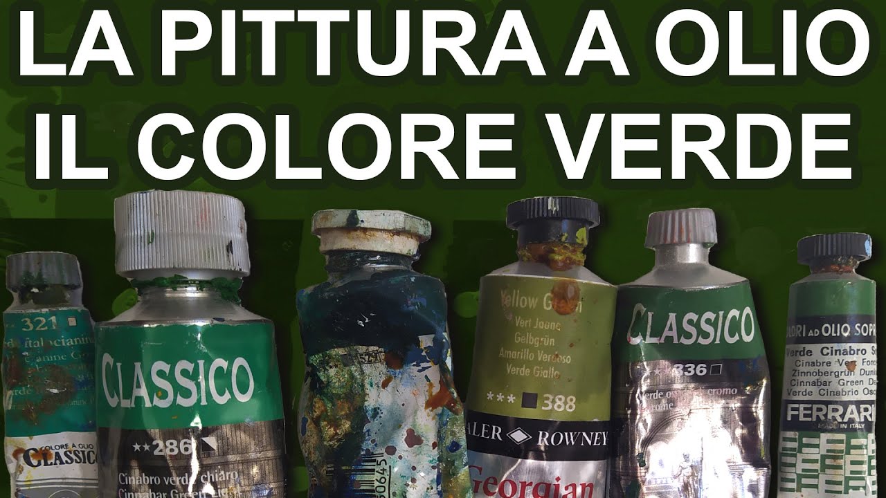 La pittura a olio, il colore verde e il pigmento assassino