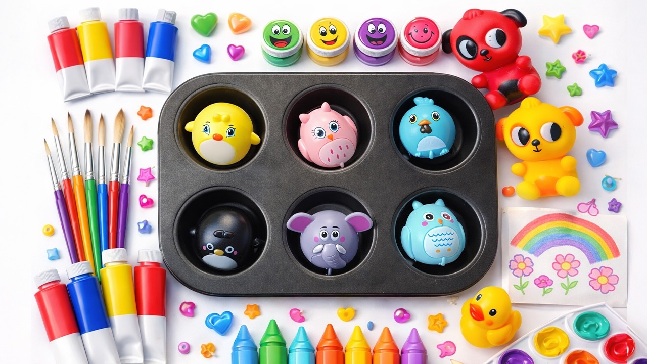 Satisfying Video l DIY How To Make Slippery Crazy Rainbow SPRUNKI Mix with Slime Colorful Eggs ASMR