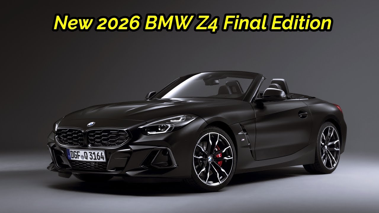 Новый BMW Z4 M40i Final Edition 2026 года — ПЕРВЫЙ ВЗГЛЯД! Экстерьер и интерьер