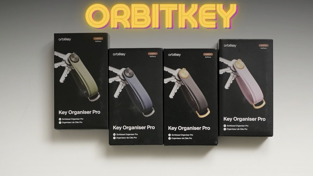 The Orbitkey Key Organizer Pro in Saffiano Leather!  The Best Key Organizer?!