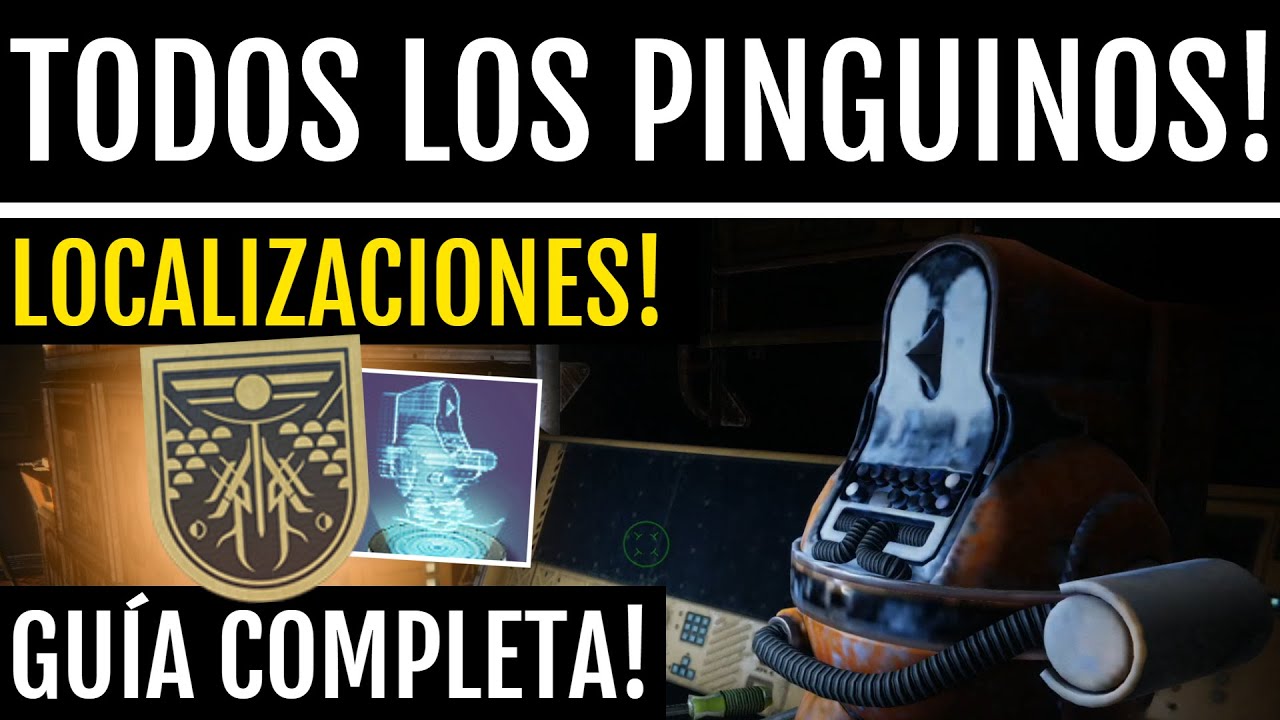 LOCALIZACIÓN DE TODOS LOS 9 PINGÜINOS! | Destiny 2 Beyond Light