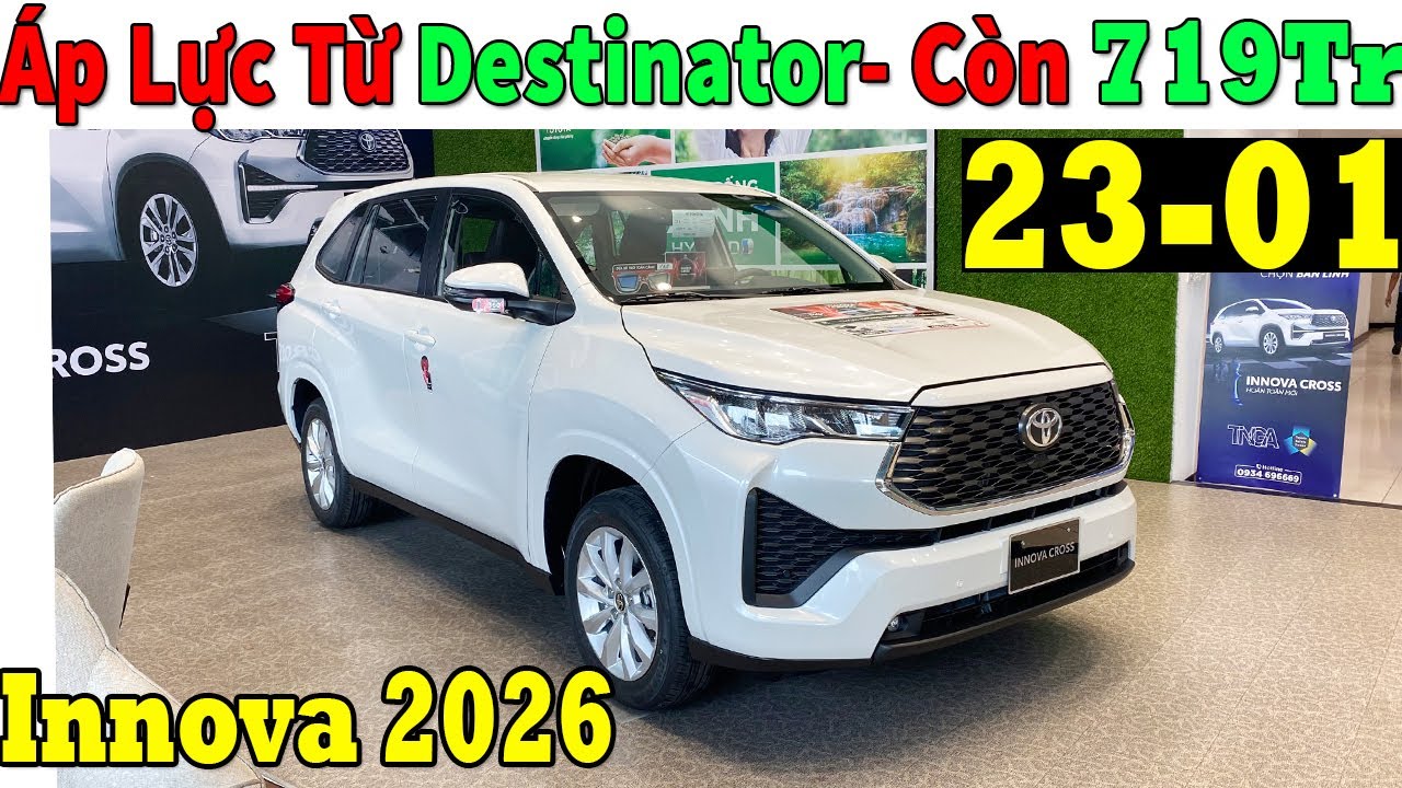 ✅Lấy 7 Chỗ Chọn Toyota Innova Cross Cuối Tháng 1 Năm 2026 Hơn 700Tr| Lăn Bánh Innova Cross| Topcarvn