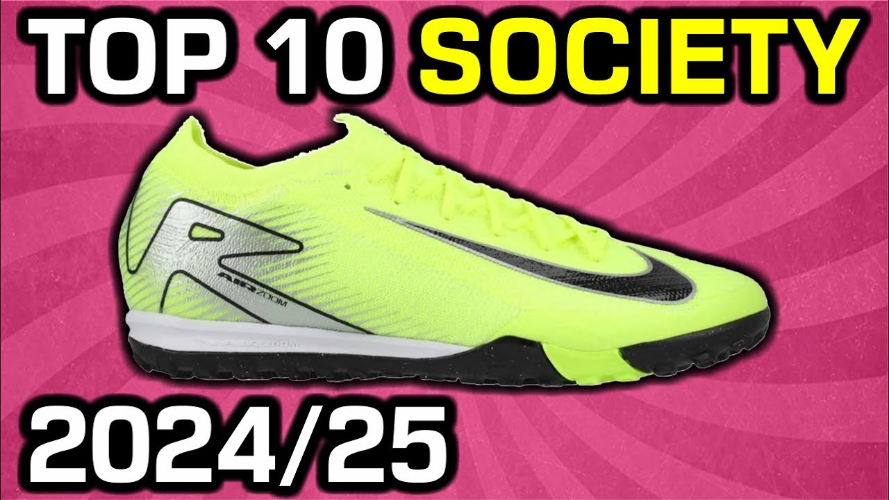 TOP 10 melhores chuteiras SOCIETY 2024/25 - Camisas e Chuteiras