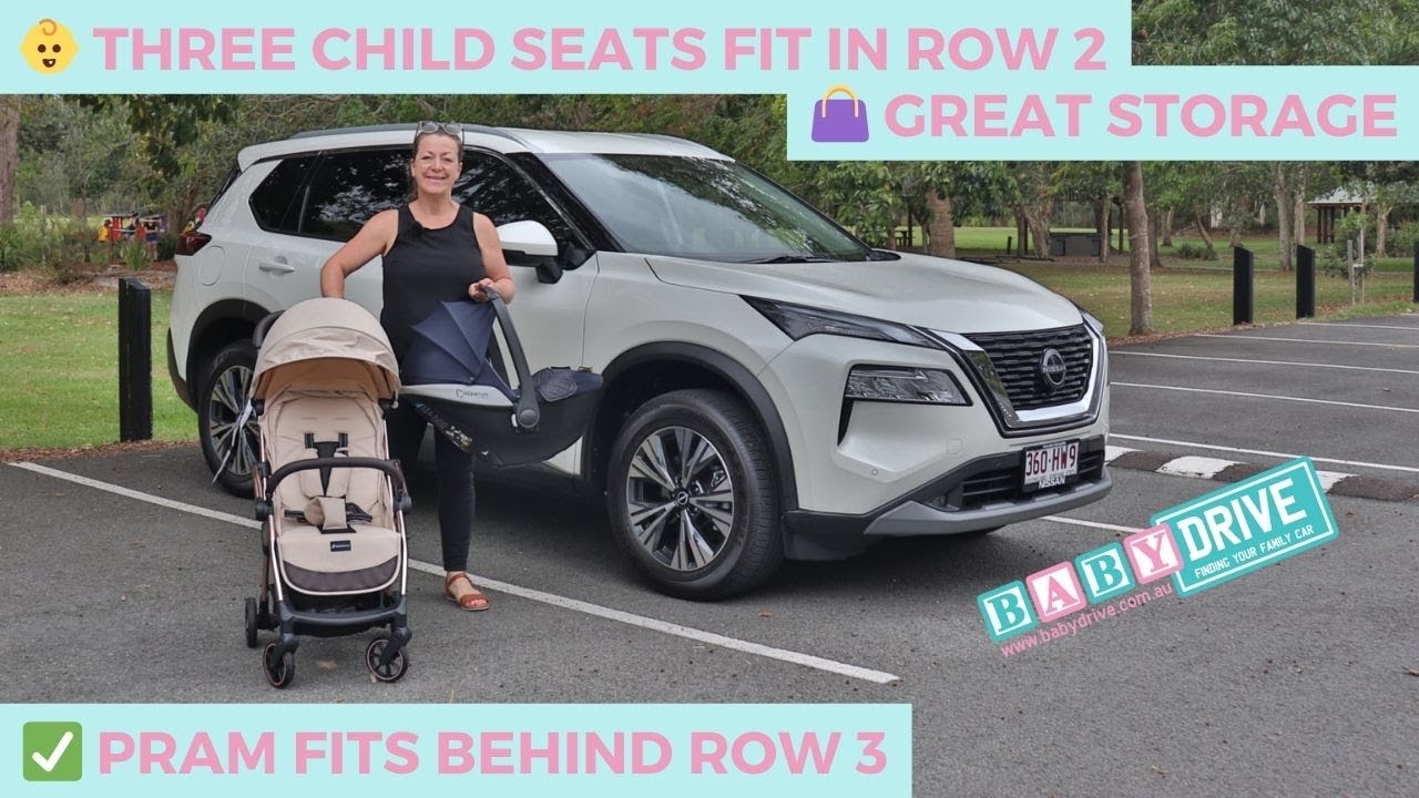 Полный обзор для всей семьи: Nissan X-Trail 2023 7-местный — тест BabyDrive и решения для хранения!