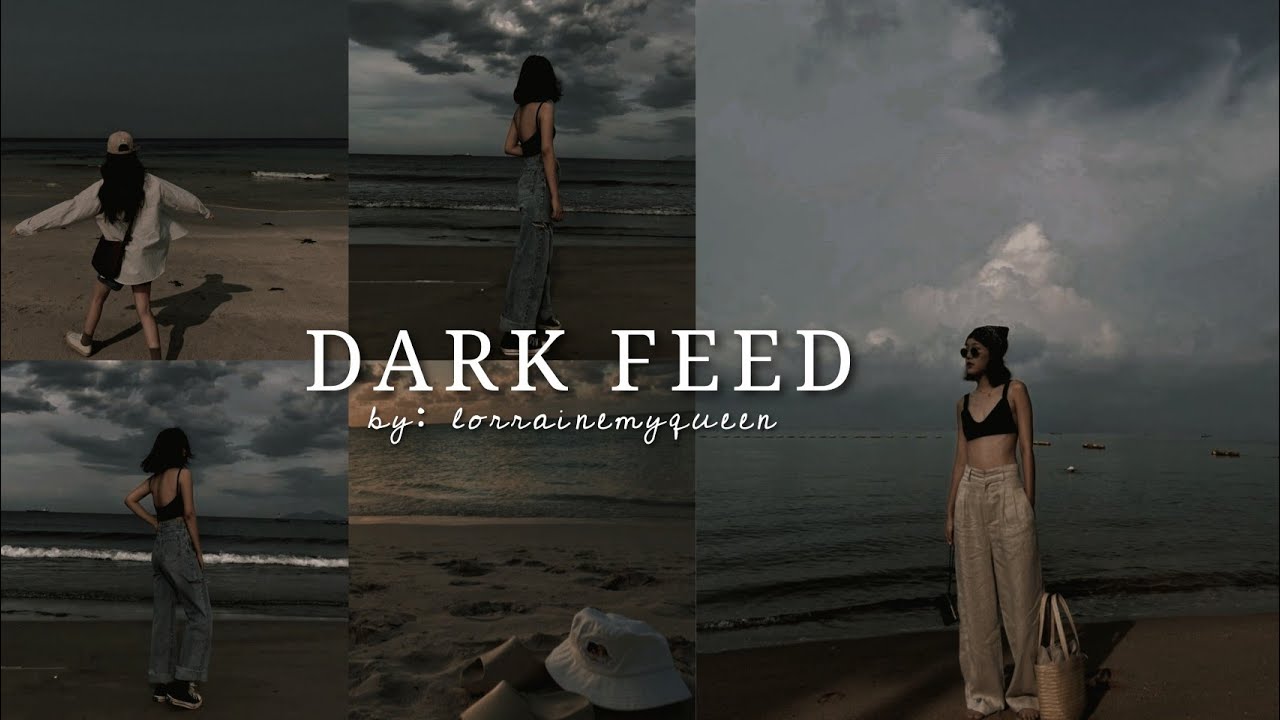 how to edit Dark Feed using picsart | Picsart edits tutorial | Lorrainemyqueen ♡☽