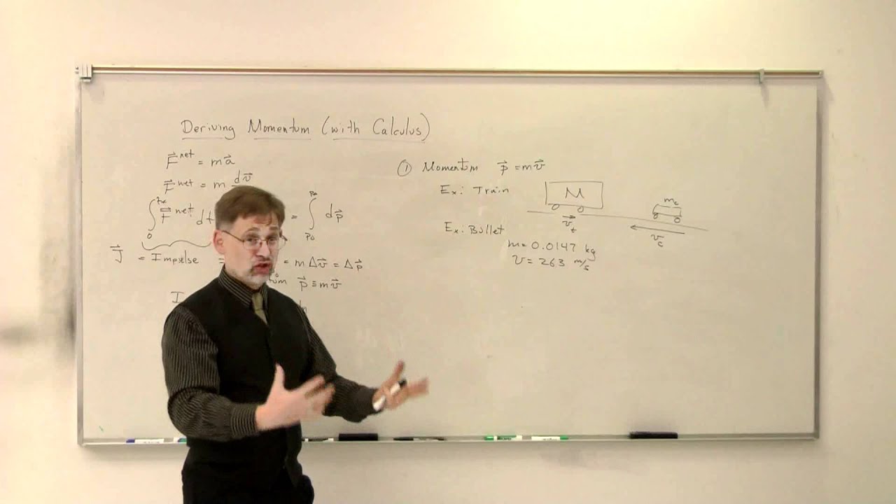 Deriving Momentum with Calculus (PHYS2211)