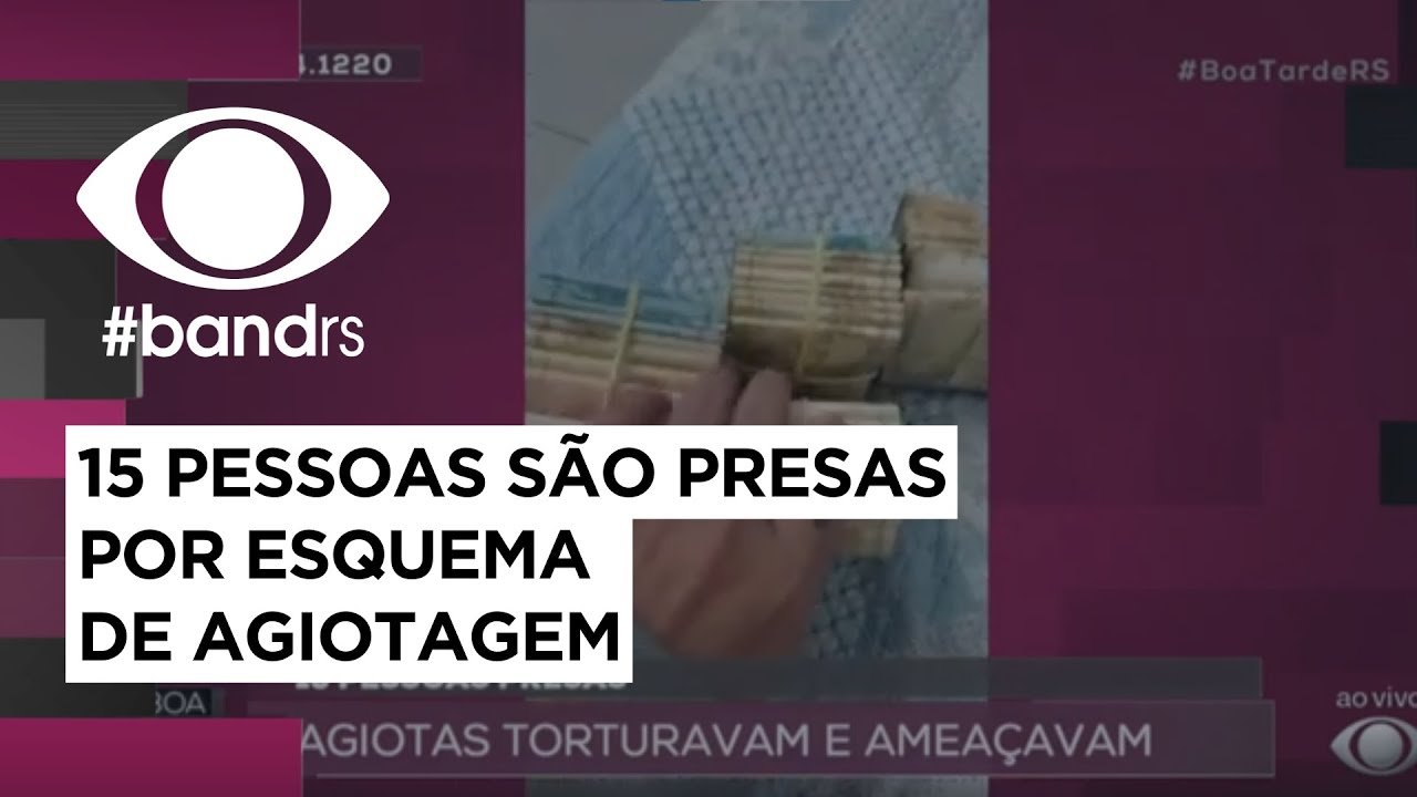 Agressões e ameaças: 15 pessoas são presas por agiotagem