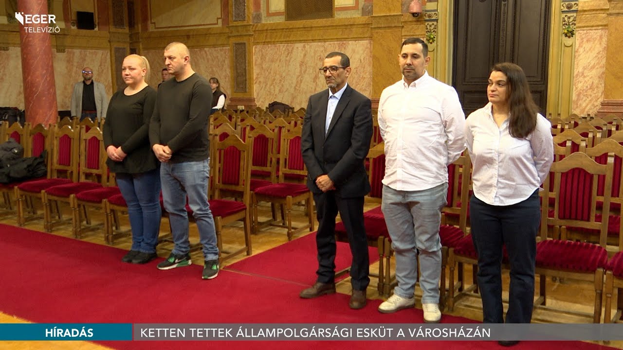 Ketten tettek állampolgársági esküt a városházán - 2026.01.30.
