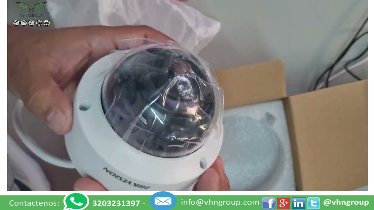 Unboxing: Camara Antivandalica de 2 megapixeles DS-2CD1123G0E-I
