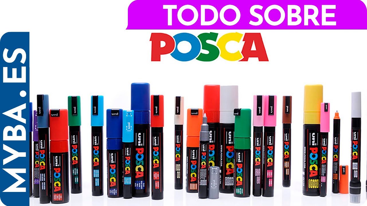 Todo sobre: Rotuladores Posca. Review, puntas, fijación en cristal, porcelana, tela, cartulina.