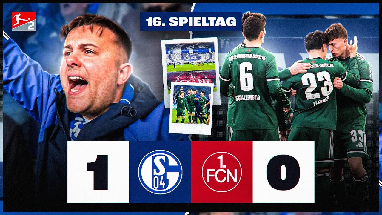Wir sind HERBSTMEISTER 🏆😍 MEGA CHOREO ❤️💙 Schalke 04 vs 1. FC Nürnberg STADION VLOG 🏟️