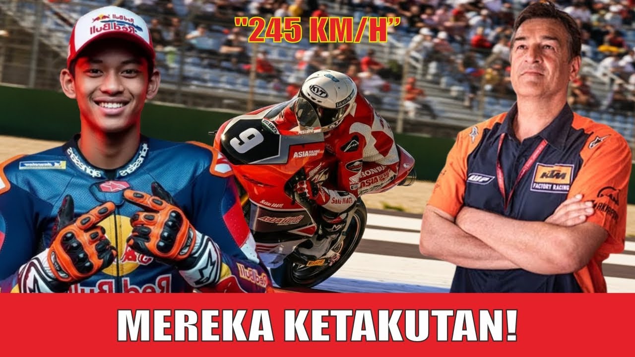 Mekanik KTM Stress! Veda Ega Pratama Hancurkan Dominasi Eropa di Tes Moto3!