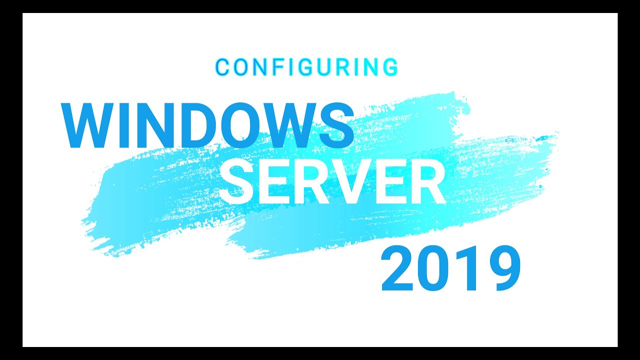 Creating a Local Domain with Windows Server 2019