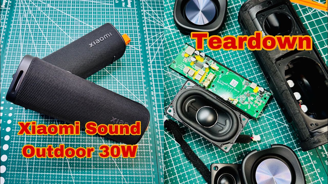 Teardown Xiaomi Sound Outdoor 30W Bluetooth speaker.