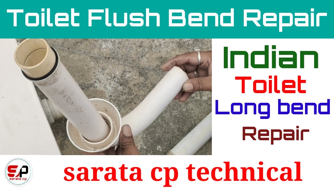 Toilet flush tank bend pipe repair | Flush tank long bend repair | Toilet