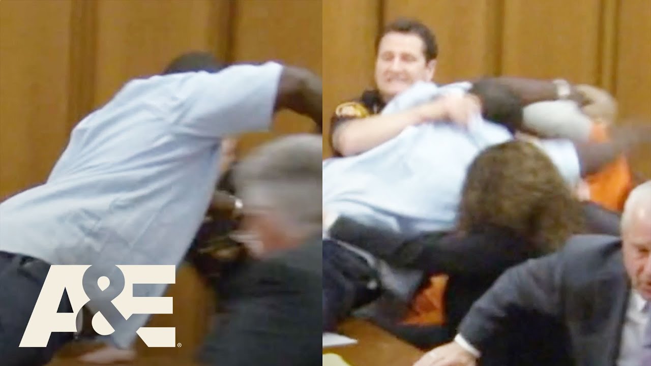 Victim&rsquo;s Father LEAPS Towards His Daughter&rsquo;s Killer | Court Cam | A&E #shorts