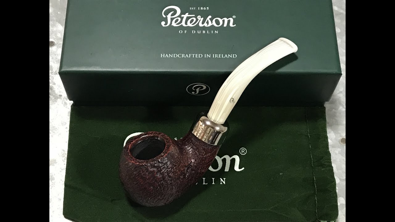 Peterson of Dublin XL02 Christmas Pipe 2017 Sandblasted