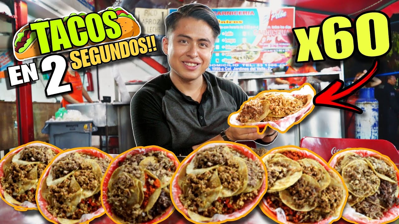 El RETO de 60 Tacos que NADIE HA LOGRADO 🌮 | **La Taquería 