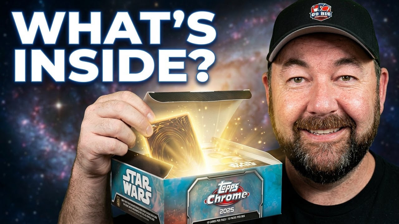 🚀 THE HITS KEEP COMING! 2025 Topps Chrome Star Wars Hobby Box Rip 🌌