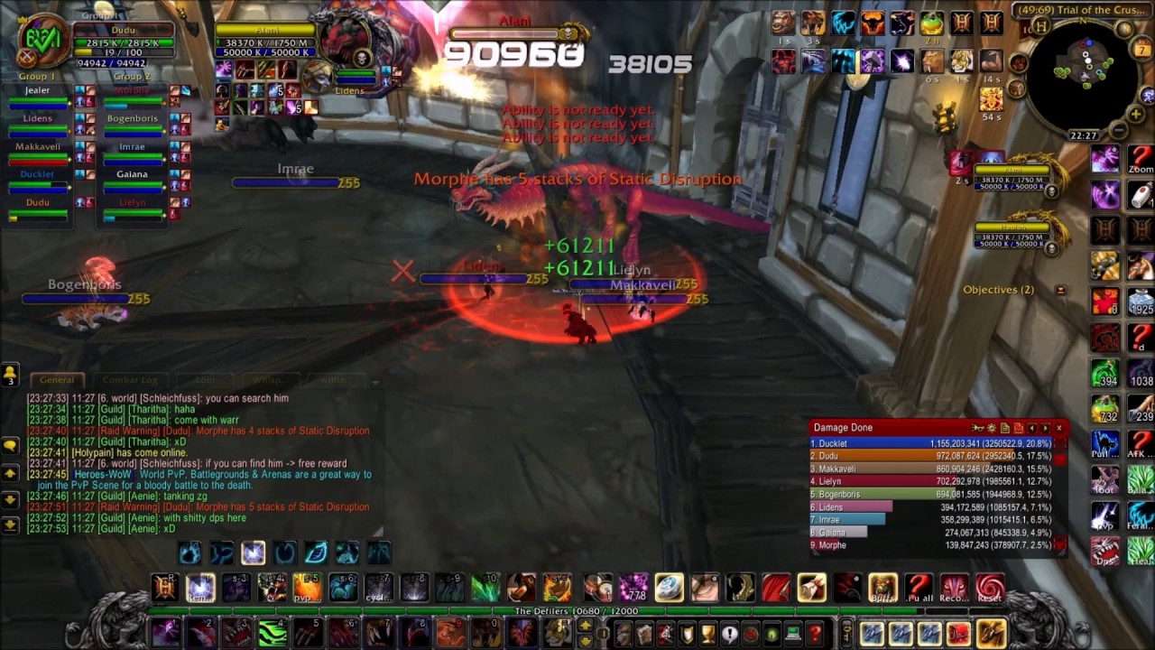 Heroes-wow Trial of the Crusader (Tier 22) | Full run | Feral Druid PoV