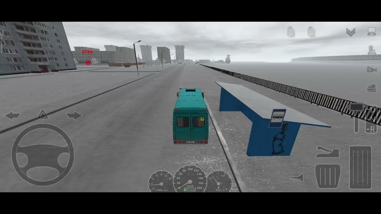 Motor depot (Авто - база) На новом автобусе ЗИЛ (Бычок) !