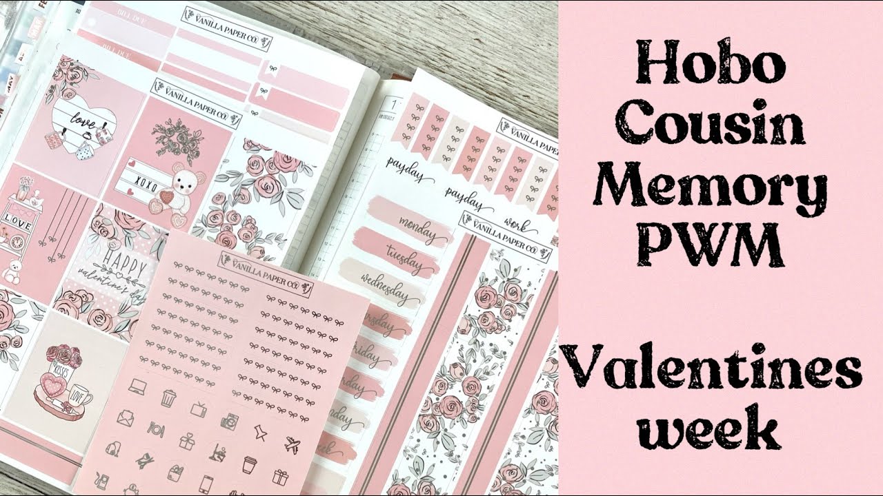 HOBONICHI COUSIN AVEC || Plan with me Weekly memory  8-14 Feb 2021