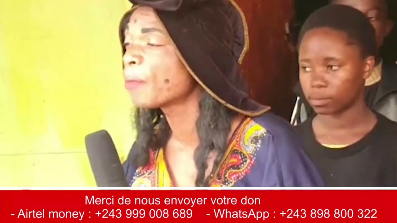 A Bukavu, le comédien vedette Maman NYASA encourage la population à soutenir l'orphelinat GIFT