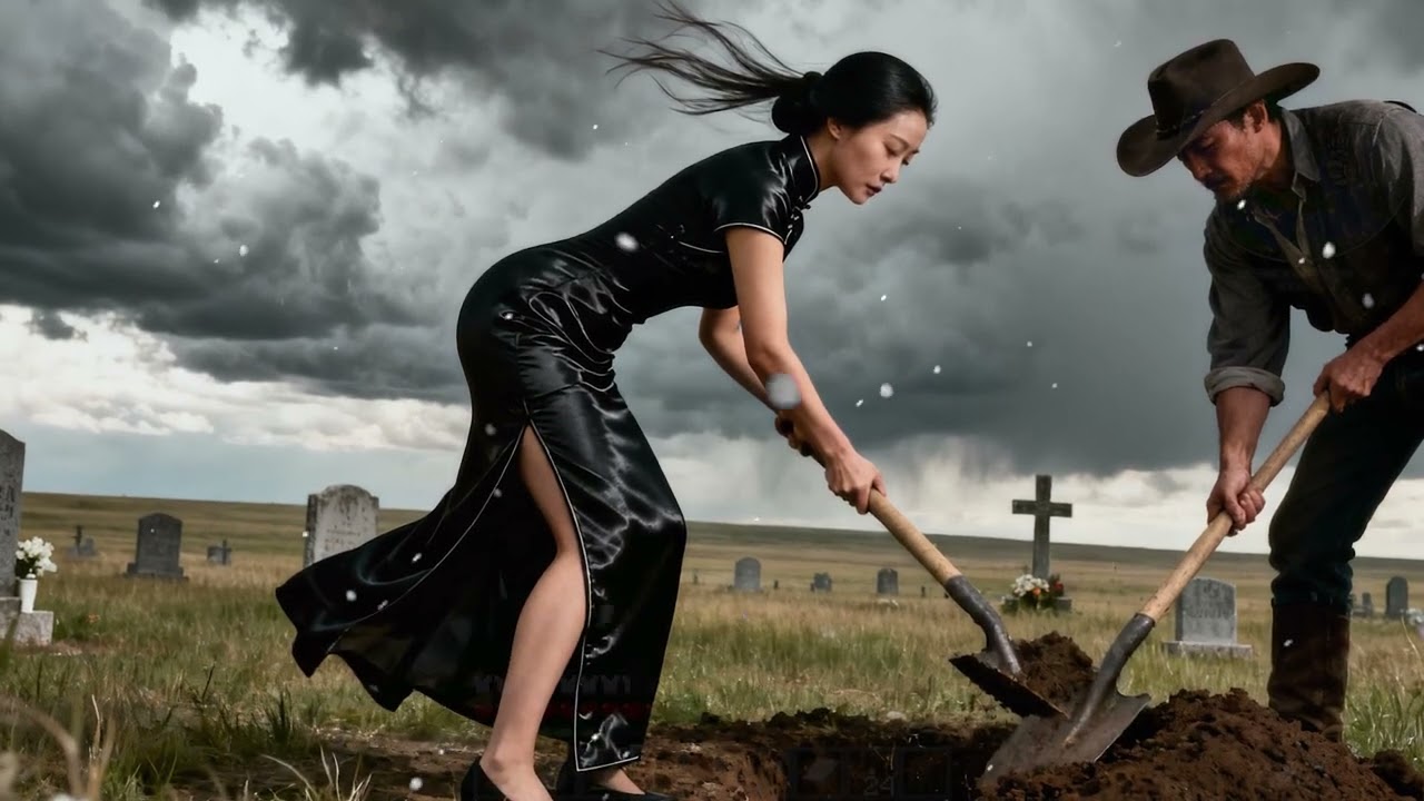 Chinese Widow Was Burying Her Husband Alone | Until a Cowboy Stopped Everything to Dig With Her
