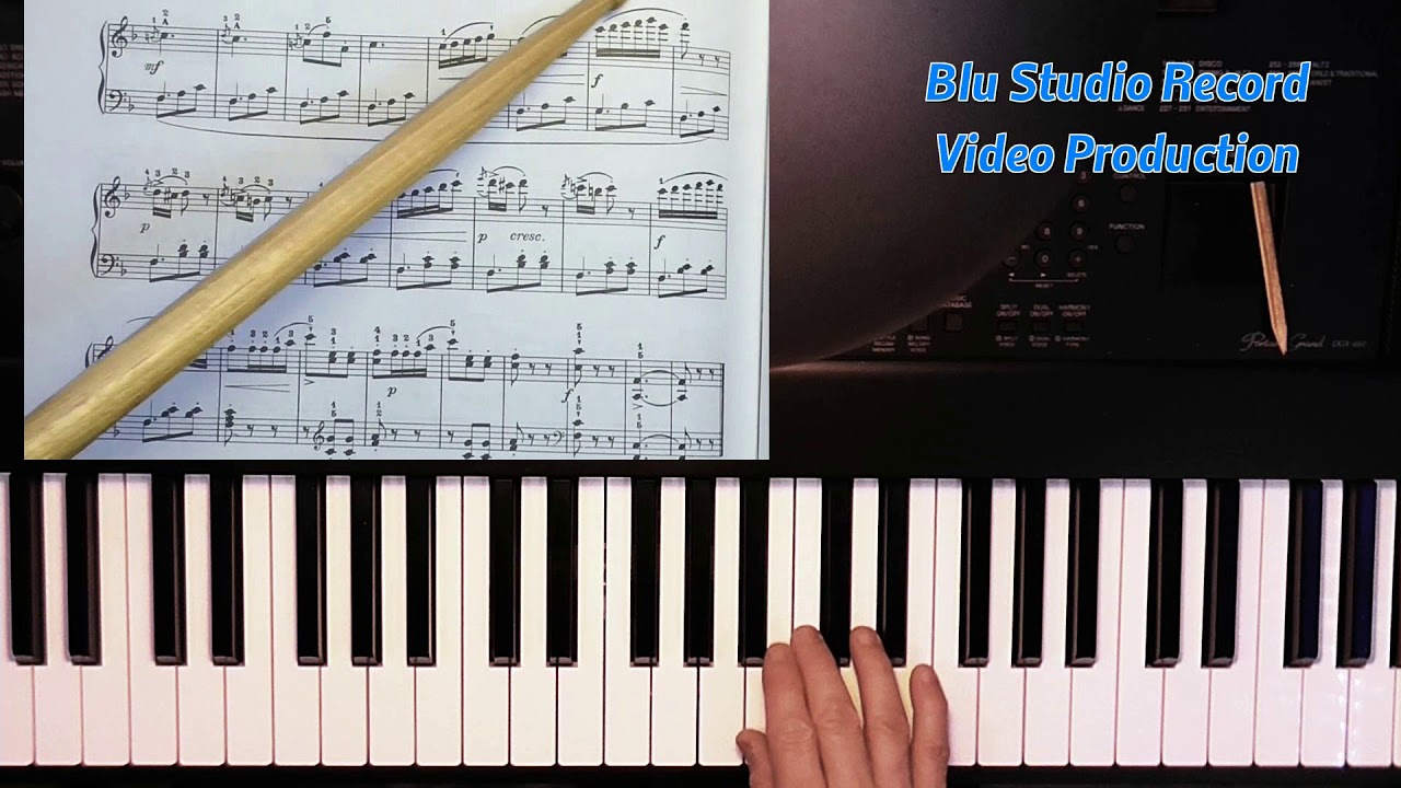 [112] Lezioni di pianoforte - School of piano - Piano lesson - Beyer es. 100 - Versione free Youtube