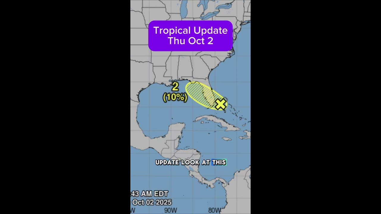 Tropical Update: NHC watching area near Florida