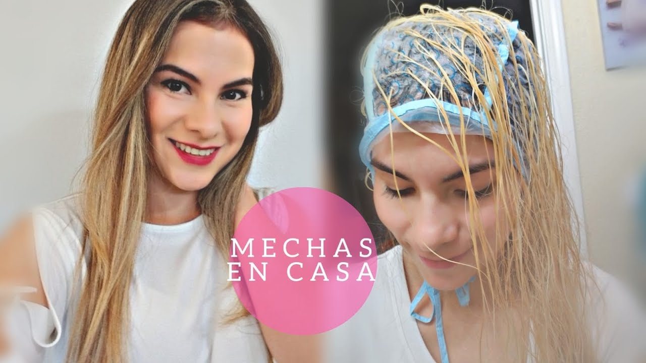 Como hacer mechitas con gorro en casa.\DIY\Highlights at home.