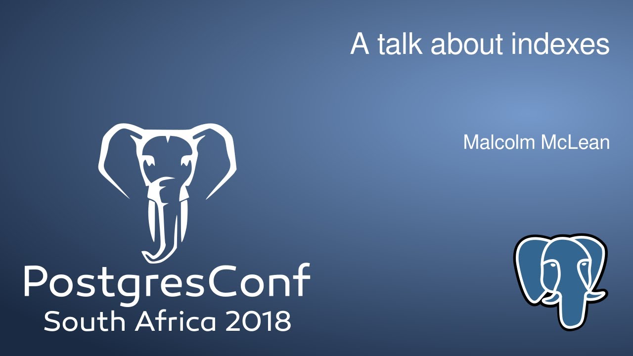 A talk about indexes