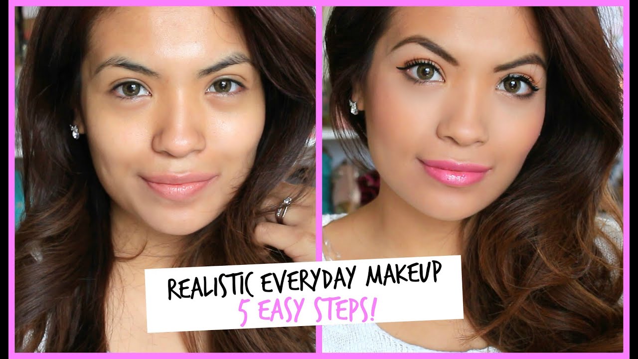 Realistic Everyday Makeup | 5 Easy Steps! Belinda Selene