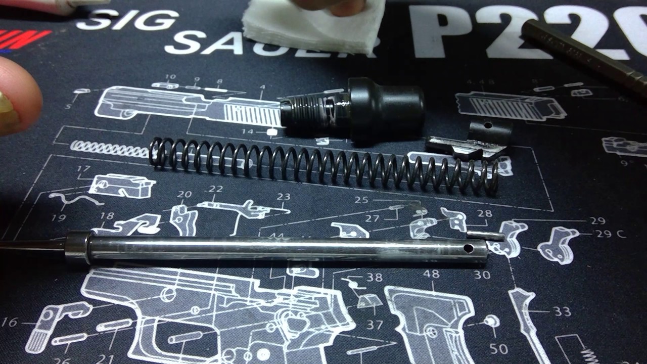 How to disassemble and clean a Remington 700 firing pin assembly