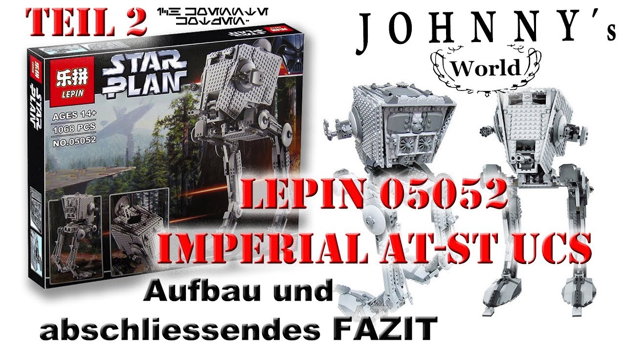 Teil 2 - Lepin 05052 Imperial AT-ST  UCS - Aufbau und Fazit - Endlich!