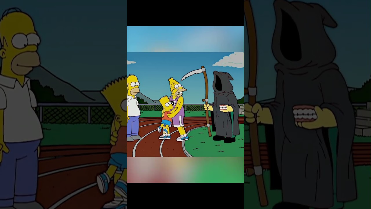 The Olympic flame burns in Springfield #anime #animerecap #TheSimpsons
